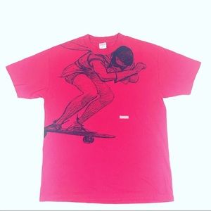 supreme livetoride 2007 cdg vintage robin tshirt